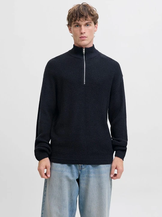 Zdjęcie produktu Jack & Jones Sweter "Kaito" w kolorze granatowym rozmiar: XL