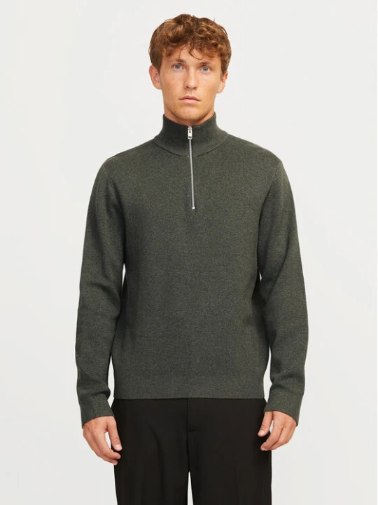 Zdjęcie produktu Jack & Jones Sweter Milano 12259664 Szary Relaxed Fit