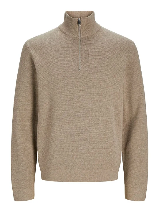 Zdjęcie produktu Jack & Jones Sweter "Milano" w kolorze beżowym rozmiar: XL