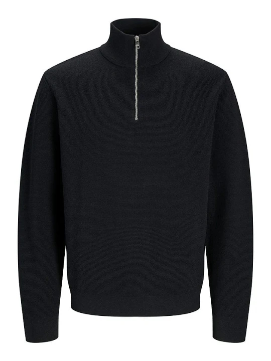 Zdjęcie produktu Jack & Jones Sweter "Milano" w kolorze czarnym rozmiar: L