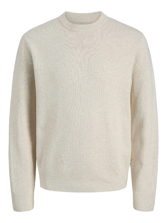 Zdjęcie produktu Jack & Jones Sweter "Milano" w kolorze kremowym rozmiar: XL