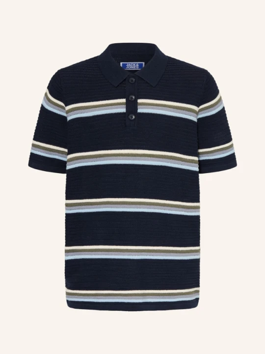 Zdjęcie produktu Jack&Jones Sweter Polo blau