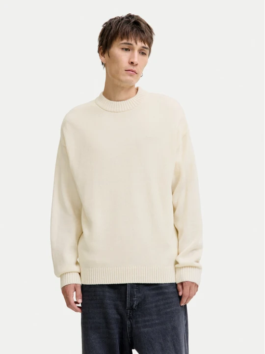 Zdjęcie produktu Jack & Jones Sweter Urban 12278942 Écru Relaxed Fit Kremowy