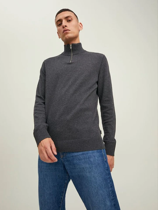 Zdjęcie produktu Jack & Jones Sweter w kolorze antracytowym rozmiar: S