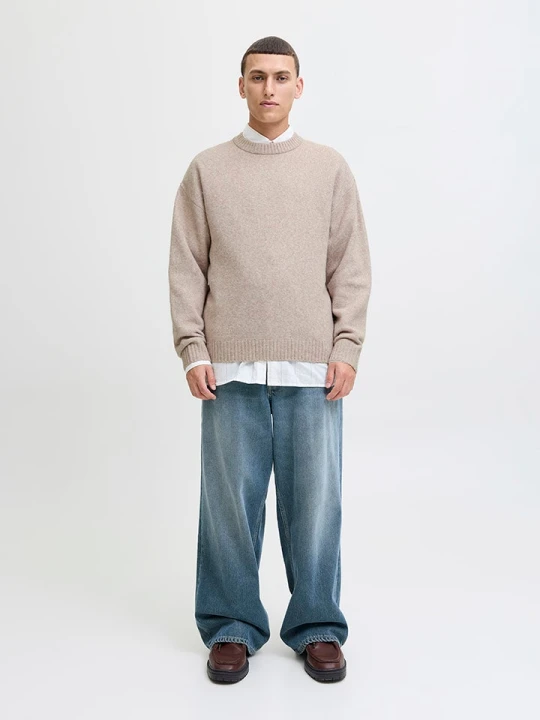 Zdjęcie produktu Jack & Jones Sweter w kolorze beżowym rozmiar: XXL