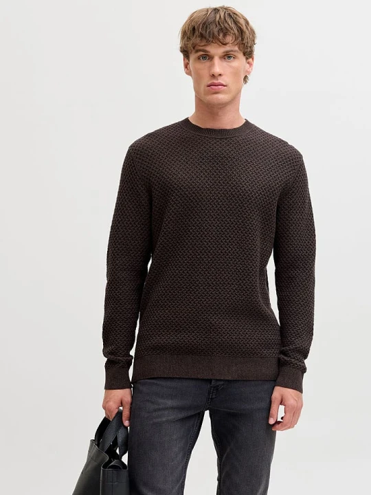 Zdjęcie produktu Jack & Jones Sweter w kolorze brązowym rozmiar: XL