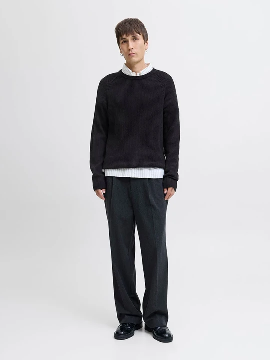 Zdjęcie produktu Jack & Jones Sweter w kolorze czarnym rozmiar: M