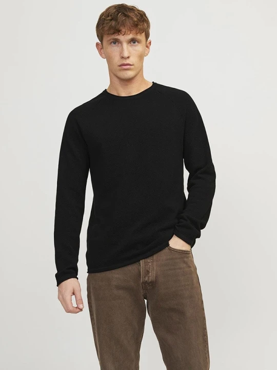 Zdjęcie produktu Jack & Jones Sweter w kolorze czarnym rozmiar: M