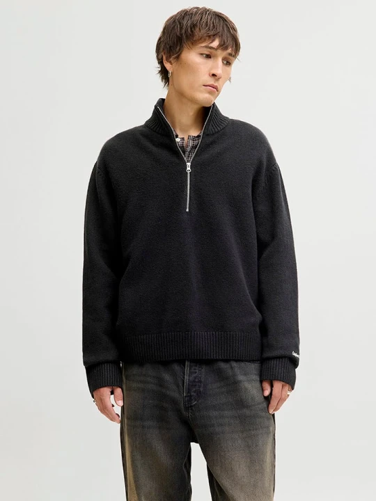 Zdjęcie produktu Jack & Jones Sweter w kolorze czarnym rozmiar: XXL