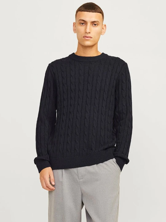 Zdjęcie produktu Jack & Jones Sweter w kolorze granatowym rozmiar: L