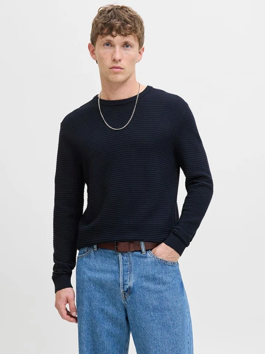 Zdjęcie produktu Jack & Jones Sweter w kolorze granatowym rozmiar: XXL