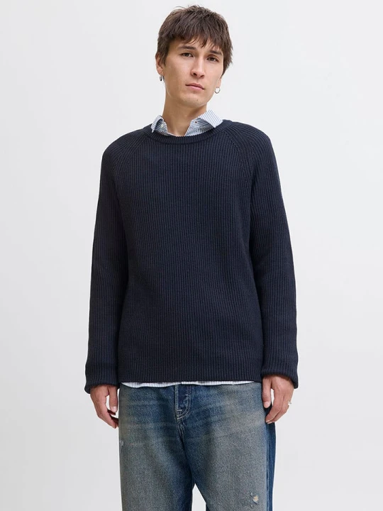 Zdjęcie produktu Jack & Jones Sweter w kolorze granatowym rozmiar: M