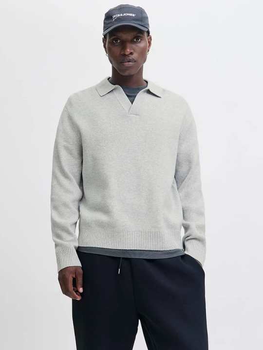 Zdjęcie produktu Jack & Jones Sweter w kolorze jasnoszarym rozmiar: XL