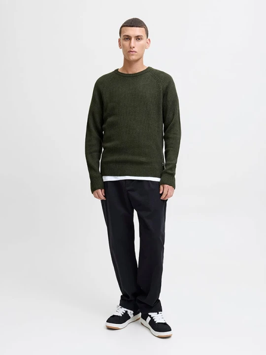 Zdjęcie produktu Jack & Jones Sweter w kolorze khaki rozmiar: L