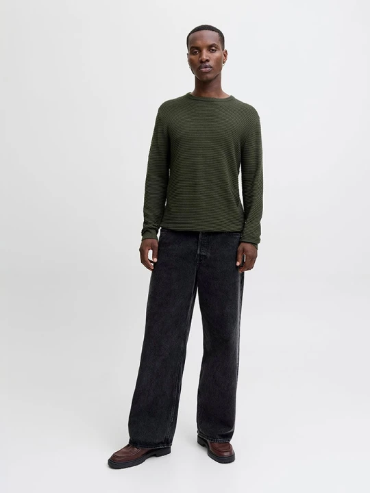 Zdjęcie produktu Jack & Jones Sweter w kolorze khaki rozmiar: M