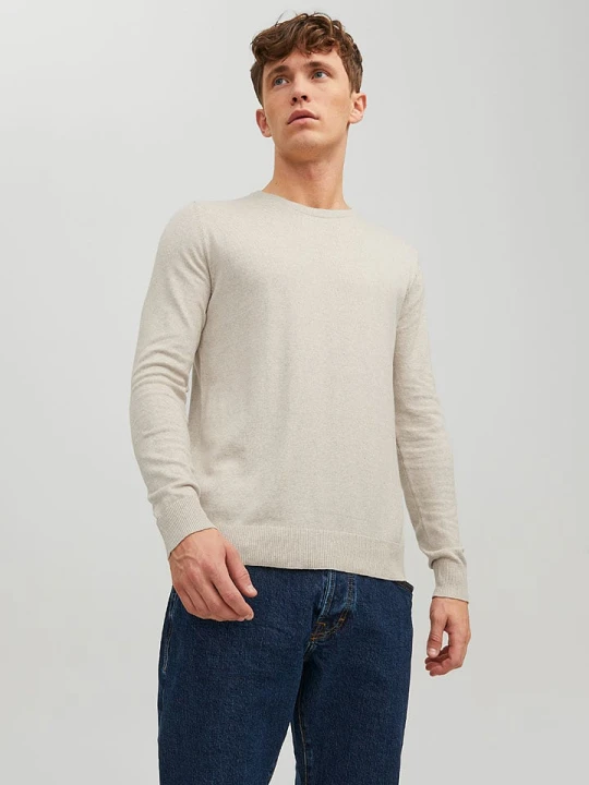 Zdjęcie produktu Jack & Jones Sweter w kolorze kremowym rozmiar: L