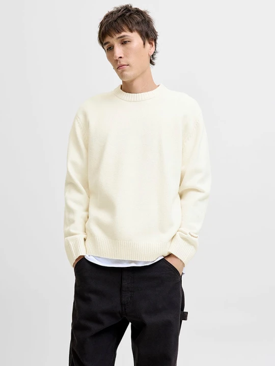 Zdjęcie produktu Jack & Jones Sweter w kolorze kremowym rozmiar: XXL