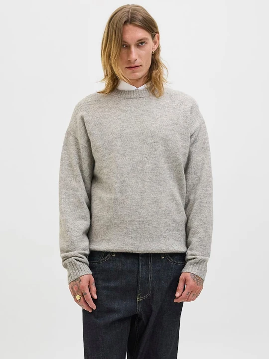 Zdjęcie produktu Jack & Jones Sweter w kolorze szarym rozmiar: XXL