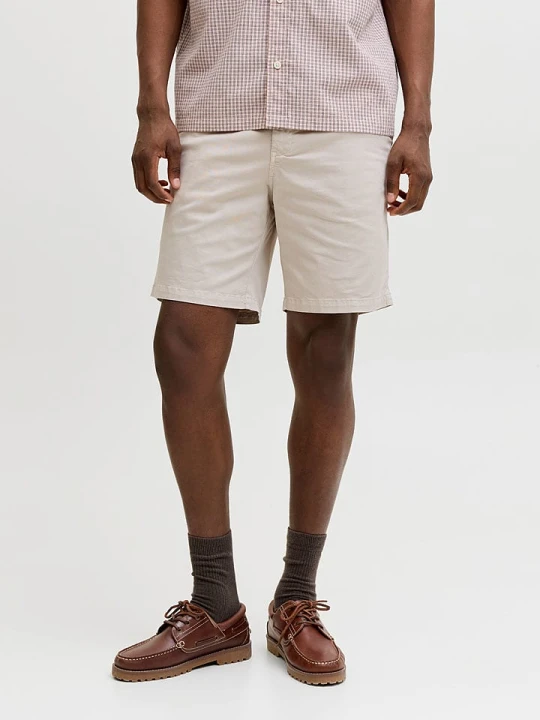 Zdjęcie produktu Jack & Jones Szorty chino "Stace" w kolorze beżowym rozmiar: L