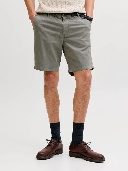 Zdjęcie produktu Jack & Jones Szorty chino "Stace" w kolorze szarym rozmiar: XL
