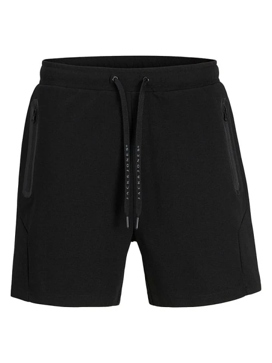 Zdjęcie produktu Jack & Jones Szorty dresowe "Gordon" w kolorze czarnym rozmiar: S