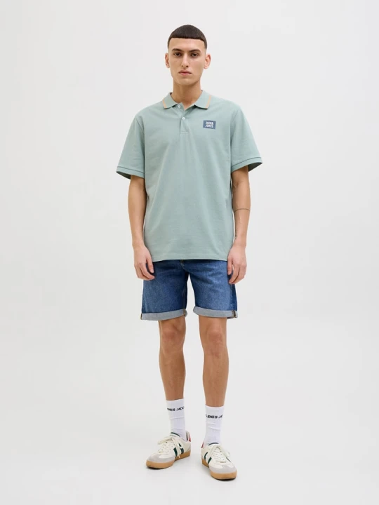 Zdjęcie produktu Jack & Jones Szorty dżinsowe w kolorze niebieskim rozmiar: XXL