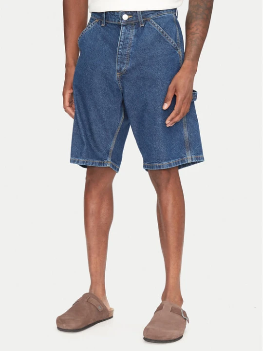 Zdjęcie produktu Jack & Jones Szorty jeansowe Alex 12273238 Granatowy Baggy Fit