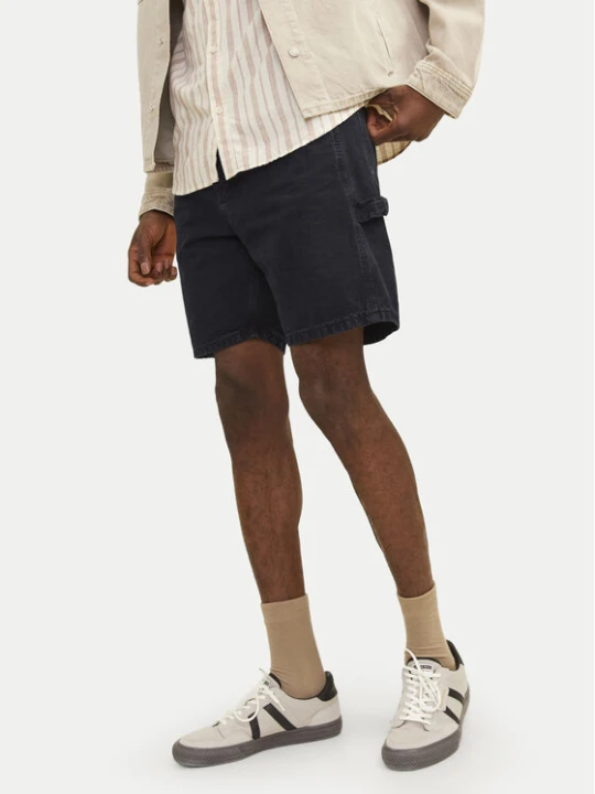 Zdjęcie produktu Jack & Jones Szorty jeansowe Jjitony 12252814 Czarny Loose Fit