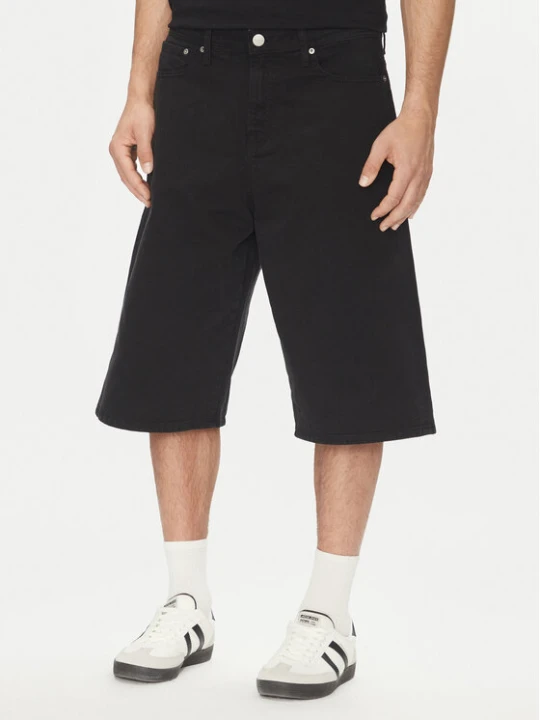 Zdjęcie produktu Jack & Jones Szorty jeansowe Owen 12277167 Czarny Baggy Fit