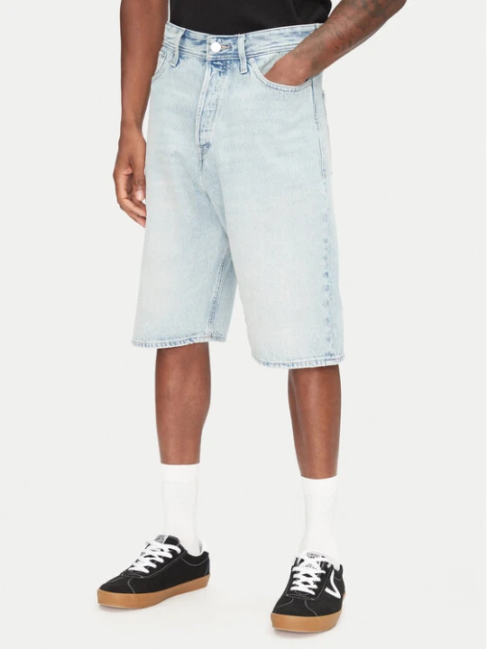 Zdjęcie produktu Jack & Jones Szorty jeansowe Ron 12272237 Niebieski Baggy Fit