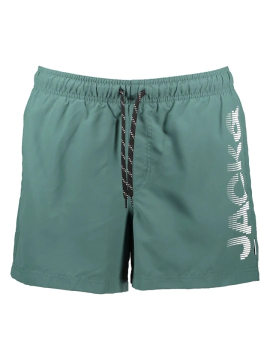 Zdjęcie produktu Jack & Jones Szorty kąpielowe "Haruba" w kolorze zielonym rozmiar: XL