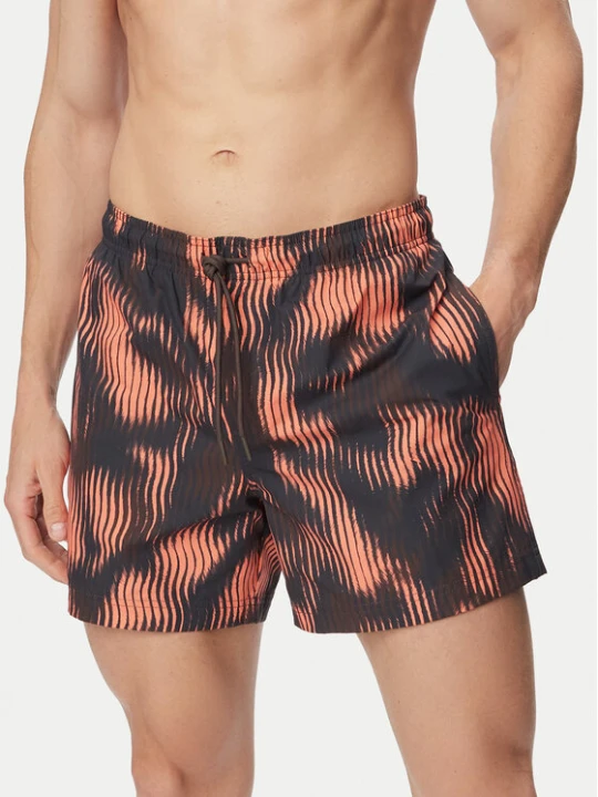 Zdjęcie produktu Jack & Jones Szorty kąpielowe Maui Shell 12291808 Bordowy Regular Fit