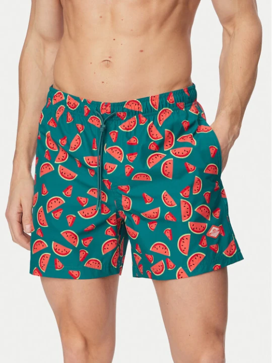 Zdjęcie produktu Jack & Jones Szorty kąpielowe Maui Vibes 12291426 Niebieski Regular Fit