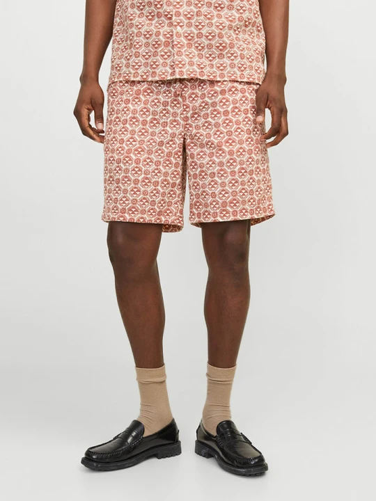 Zdjęcie produktu Jack & Jones Szorty "Luke" w kolorze czerwonym rozmiar: S