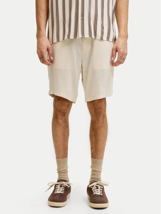 Zdjęcie produktu Jack & Jones Szorty materiałowe Ace Mykonos 12269376 Beżowy Regular Fit