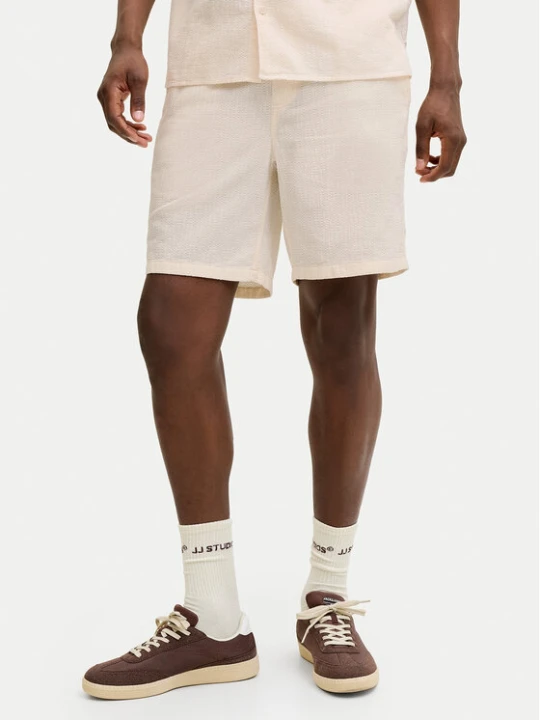 Zdjęcie produktu Jack & Jones Szorty materiałowe St.Jaiden 12293471 Kremowy Relaxed Fit