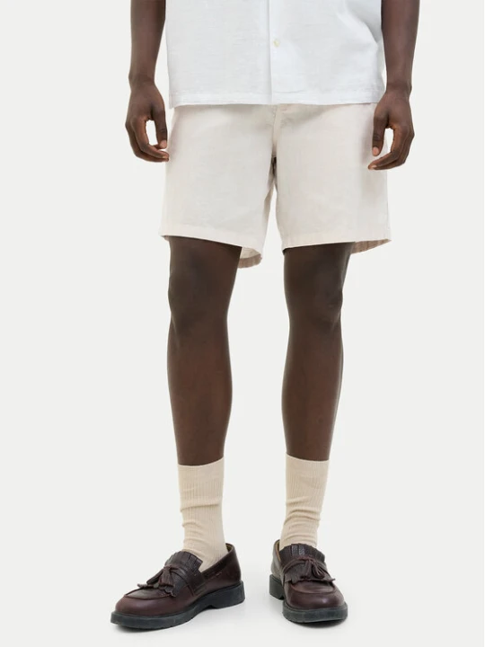 Zdjęcie produktu Jack & Jones Szorty materiałowe Stace Summer 12248627 Beżowy Regular Fit