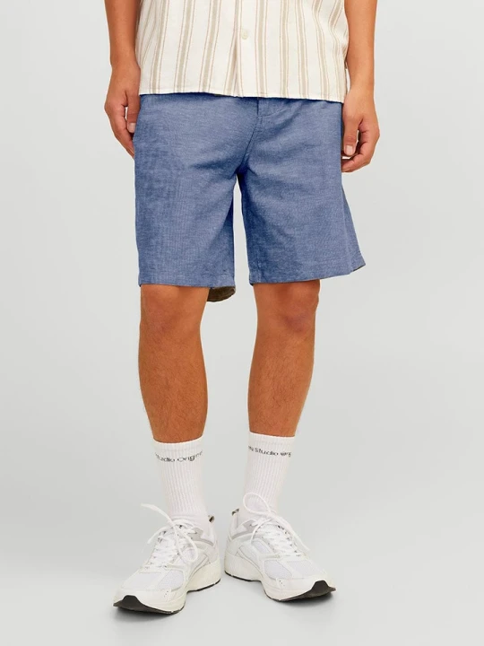 Zdjęcie produktu Jack & Jones Szorty "Stace" w kolorze niebieskim rozmiar: L