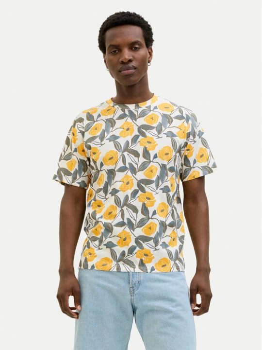 Zdjęcie produktu Jack & Jones T-Shirt Almeria 12276912 Beżowy Regular Fit