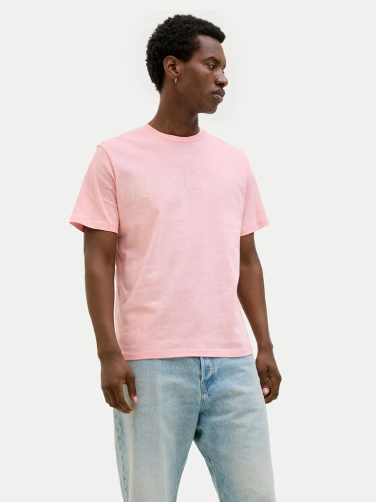 Zdjęcie produktu Jack & Jones T-Shirt Almeria 12276962 Różowy Regular Fit
