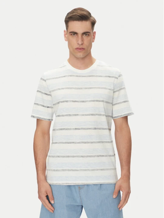 Zdjęcie produktu Jack & Jones T-Shirt Birk 12268437 Kremowy Standard Fit