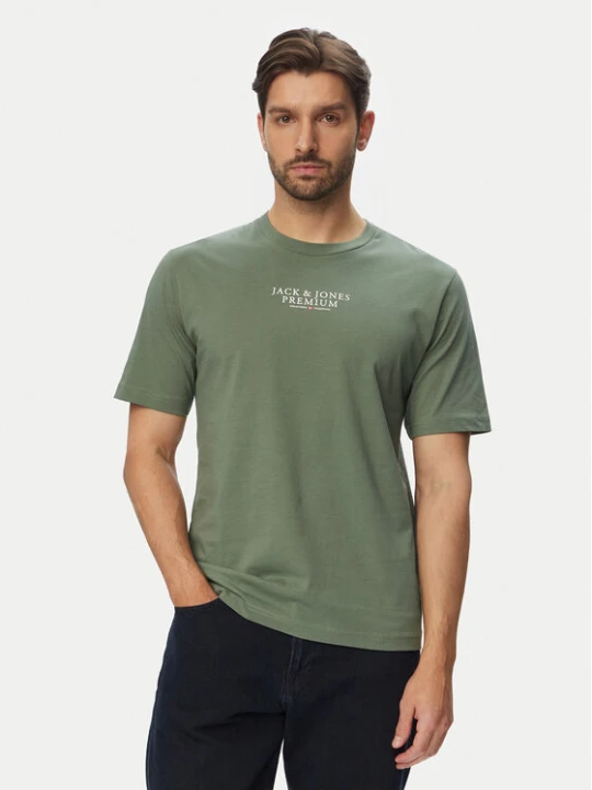 Zdjęcie produktu Jack & Jones T-Shirt Bluarchie 12217167 Szary Regular Fit