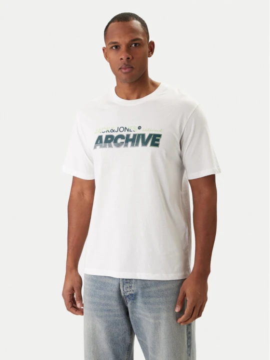 Zdjęcie produktu Jack & Jones T-Shirt Brat Tee 12288103 Biały Regular Fit