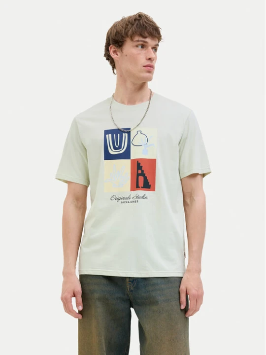 Zdjęcie produktu Jack & Jones T-Shirt Canggu 12277220 Zielony Regular Fit