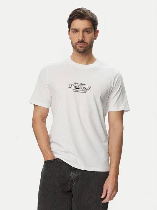 Zdjęcie produktu Jack & Jones T-Shirt Cassis 12295049 Biały Regular Fit