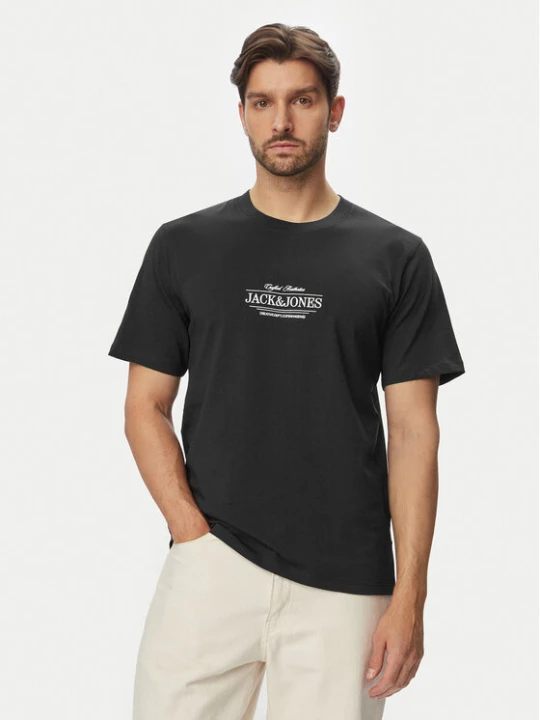 Zdjęcie produktu Jack & Jones T-Shirt Cassis 12295049 Czarny Regular Fit