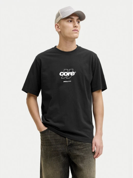 Zdjęcie produktu Jack & Jones T-Shirt Club 12289868 Czarny Relaxed Fit
