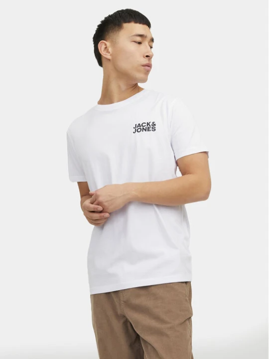 Zdjęcie produktu Jack & Jones T-Shirt Corp 12151955 Biały Regular Fit