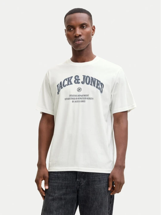 Zdjęcie produktu Jack & Jones T-Shirt Denver 12291213 Biały Relaxed Fit