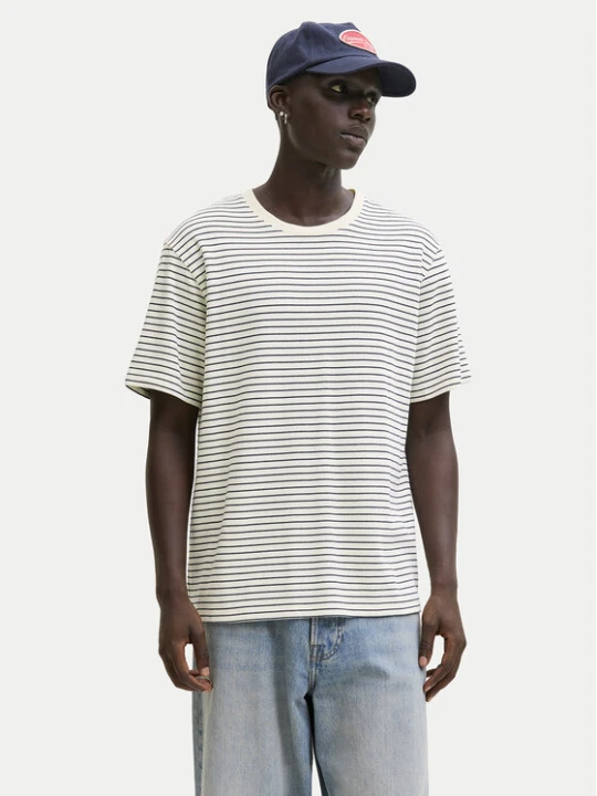 Zdjęcie produktu Jack & Jones T-Shirt Dover 12288015 Écru Relaxed Fit Kremowy